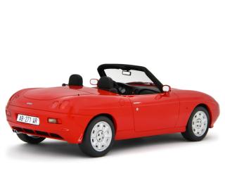 Fiat Barchetta 1995 Rosso Corsa Laudoracing 1:18 Resinemodell (Türen, Motorhaube... nicht zu öffnen!)
